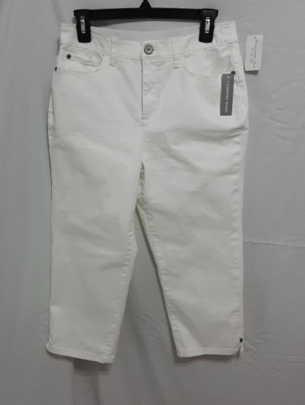 Christopher & Banks Jean White Cropped Jeans
